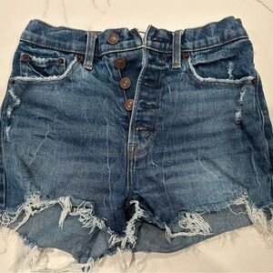Abercrombie & Fitch Distressed Denim Shorts